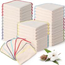Toalhetes de fraldas reutilizáveis para bebês, pano de flanela Zopeal, 64 unidades Toalhetes de fraldas reutilizáveis para bebês, pano de flanela Zopeal, 64 unidades