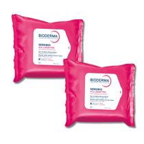 Toalhetes de limpeza biodegradáveis Bioderma Sensibio H2O 50 unidades Toalhetes de limpeza biodegradáveis Bioderma Sensibio H2O 50 unidades