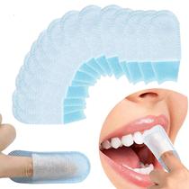 Toalhetes de limpeza de dentes para limpeza de dedos, incluindo 50 unidades descartáveis