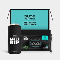 Toalhetes de limpeza de pele Dude 48ct Mint Chill XL Laváveis