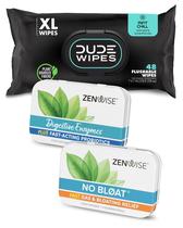 Toalhetes de limpeza de pele Zenwise 2 Plus Bundle 48 Wipes