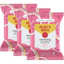 Toalhetes de limpeza facial Burt's Bees Pink Grapefruit 30 ct Toalhetes de limpeza facial Burt's Bees Pink Grapefruit 30 ct