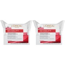 Toalhetes de limpeza facial para remoção de maquiagem L'Oreal Paris Toalhetes de limpeza facial para remoção de maquiagem L'Oreal Paris