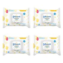Toalhetes de limpeza higienizantes para bebês Johnson's Hand & Face 25 ct
