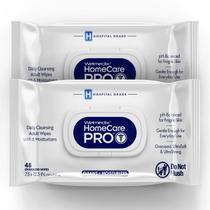 Toalhetes de limpeza para adultos Welmedix Homecare Pro 48 unidades, XL, pacote com 2