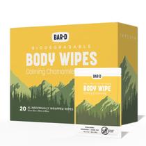 Toalhetes de limpeza para rosto e corpo Bar-D Mountain Gear biodegradáveis