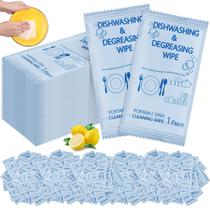 Toalhetes de limpeza Tondiamo Travel Dish Soap 150 unidades com aroma de limão Toalhetes de limpeza Tondiamo Travel Dish Soap 150 unidades com aroma de limão