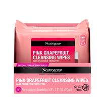 Toalhetes de maquiagem para limpeza facial Neutrogena Oil Free 2x25ct
