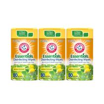 Toalhetes desinfetantes Arm & Hammer Essentials Lemon 240 Wipes