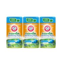 Toalhetes Desinfetantes Arm & Hammer Essentials - Pacote com 240 Unidades (3 Pacotes)