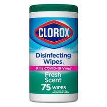 Toalhetes desinfetantes Clorox Fresh Scent 75 unidades sem alvejante