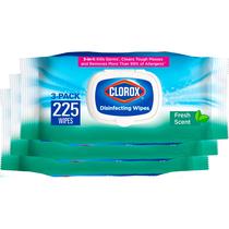 Toalhetes desinfetantes Clorox Household Fresh Scent 75 Wipes x3