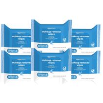 Toalhetes desmaquilhantes Amazon Basics sem fragrância 25x6