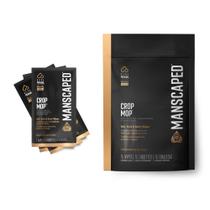 Toalhetes esféricos MANSCAPED Crop Mop On-The-Go, antiatrito, pacote com 15