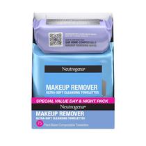 Toalhetes faciais de limpeza e removedor de maquiagem Neutrogena 25ct, pacote com 2