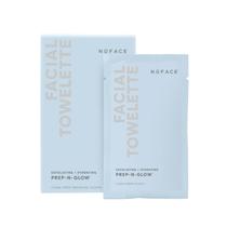 Toalhetes faciais NuFace Prep-N-Glow 2 em 1, esfoliantes e de limpeza Toalhetes faciais NuFace Prep-N-Glow 2 em 1, esfoliantes e de limpeza