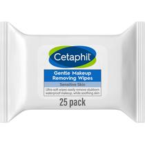 Toalhetes faciais para remoção de maquiagem Cetaphil Gentle 25 Count Toalhetes faciais para remoção de maquiagem Cetaphil Gentle 25 Count