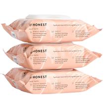 Toalhetes faciais removedores de maquiagem Honest Beauty, 30 unidades, pacote com 3