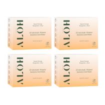 Toalhetes higienizantes para mãos ALOH Skin Softening Sweet Orange 80 Toalhetes higienizantes para mãos ALOH Skin Softening Sweet Orange 80