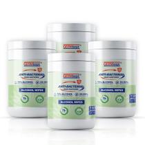 Toalhetes higienizantes para mãos Germisept 75% de álcool com aloe 600ct