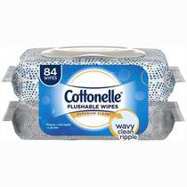 Toalhetes laváveis Cottonelle Fresh Care, pacote com 4, 84 quilates