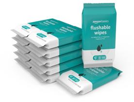 Toalhetes laváveis para adultos Amazon Basics 504 unidades Toalhetes laváveis para adultos Amazon Basics 504 unidades