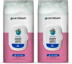 Toalhetes para animais de estimação Earthbath Ultra-Mild Wild Cherry para cães 100 quilates