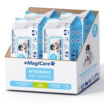 Toalhetes para animais de estimação MAGICARE 400 unidades para cães e gatos 20x20cm sem perfume