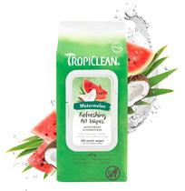 Toalhetes para animais de estimação TropicLean Watermelon Scent para cães e gatos 100 quilates