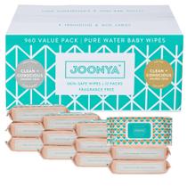 Toalhetes para bebês JOONYA sem perfume à base de plantas 960 unidades
