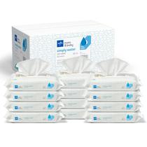 Toalhetes para bebês Medline Simply Water 99% Solução de Água 60x12