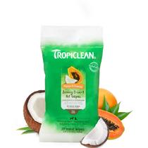 Toalhetes para cães TropicClean Papaya & Coconut Deep Cleaning 20 unidades