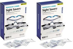 Toalhetes para limpeza de lentes Bausch + Lomb Sight Savers 200 Ct Toalhetes para limpeza de lentes Bausch + Lomb Sight Savers 200 Ct