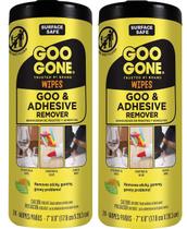 Toalhetes para limpeza de superfícies Goo Gone Adhesive Remover 48 Ct Toalhetes para limpeza de superfícies Goo Gone Adhesive Remover 48 Ct