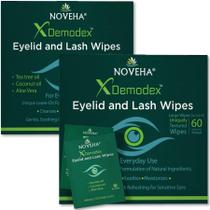 Toalhetes para pálpebras e cílios NOVEHA Demodex Extra Strength x60