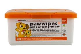 Toalhetes para patas Petkin PawWipes Plus, protetor de bálsamo para patas, 100 unidades Toalhetes para patas Petkin PawWipes Plus, protetor de bálsamo para patas, 100 unidades
