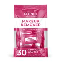 Toalhetes removedores de maquiagem Retinol com água micelar 30 unidades Toalhetes removedores de maquiagem Retinol com água micelar 30 unidades