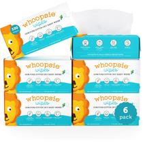 Toalhetes secos Whoopsie Wipes 100% algodão puro 600 unidades