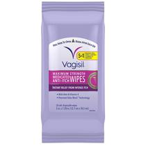 Toalhetes vaginais femininos Vagisil Anti-Itch Medicated x20