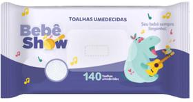 Toalhinha Umedecida Bebê Show com 140 unidades ATACADO BARATO - BEBE SHOW