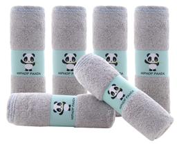 Toalhinhas HIPHOP PANDA Baby Rayon Bamboo 2 camadas 10x10cm cinza Toalhinhas HIPHOP PANDA Baby Rayon Bamboo 2 camadas 10x10cm cinza