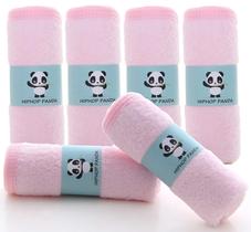 Toalhinhas HIPHOP PANDA Baby Rayon feitas de bambu, pacote com 6