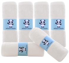 Toalhinhas HIPHOP PANDA Baby Rayon feitas de bambu, pacote com 6