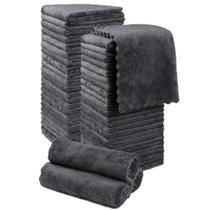 Toalhinhas Orighty Premium, pacote 48, 30x30cm, cinza ultramacio