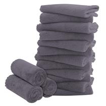 Toalhinhas para bebês BAMBOO QUEEN Luxury Coral Fleece, pacote com 16 unidades, cinza Toalhinhas para bebês BAMBOO QUEEN Luxury Coral Fleece, pacote com 16 unidades, cinza