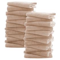 Toalhinhas para bebês Sunny ZzzZz, pacote com 24, 25 x 25 cm, lã de coral macio Toalhinhas para bebês Sunny ZzzZz, pacote com 24, 25 x 25 cm, lã de coral macio