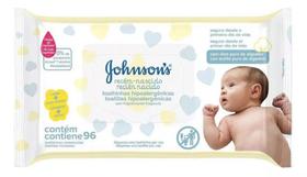 Toalhinhas Umedecidas Baby Recém Nascido 96 Unid - Johnson's