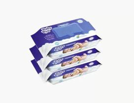 Toalhinhas Umedecidas Kit 3 Pacotes Com 100 - Baby Byn Azul Toalhinhas Umedecidas Kit 3 Pacotes Com 100 - Baby Byn Azul