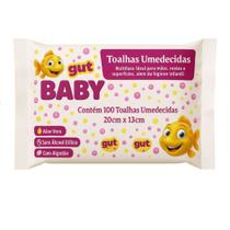 Toalhinhas Umedecidas Para Bebe C/100UN 20cm 13cm - Gut Gut Baby Toalhinhas Umedecidas Para Bebe C/100UN 20cm 13cm - Gut Gut Baby
