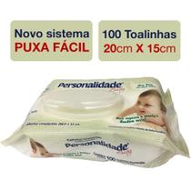 Toalhinhas umedecidas personalidade 12 pacotes c/ 100 unidades - Eurofral - Personalidade Baby